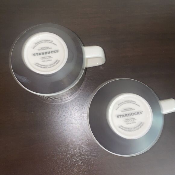 Set 2/Starbucks 2014 Artisan Series 01/08 Origin Story Coffee Mug Cup Bone China - Picture 4 of 5